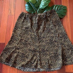Joanna Animal Print Skirt